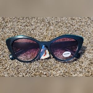🛍3 For $18🛍RSQ Women's Green Cat Eye Sunglasses
